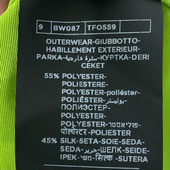 TOM FORD Silk Faille Shell Hooded Blouson Jacket Size 48 Green - Picture 5 of 10